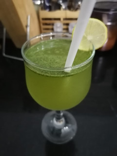 A picture of Mint lemonade | Mint Munch | Mint lime | Mint Margarita💚.