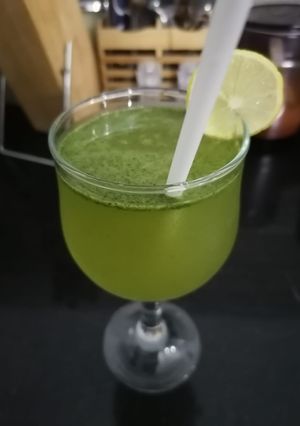 A picture of Mint lemonade | Mint Munch | Mint lime | Mint Margarita💚.