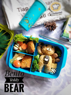 Foto resep Bento Teddy Bear