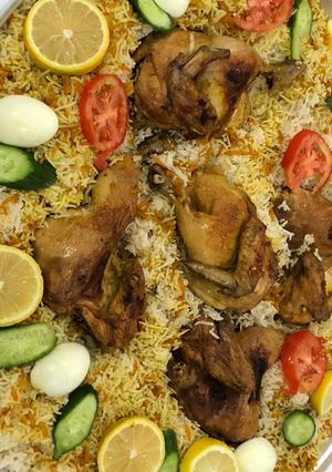 صورة لوصفة كبسه دجاج