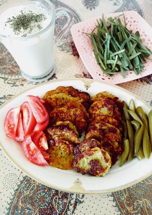 عکسی از دستور کوکو سیب زمینی ساده