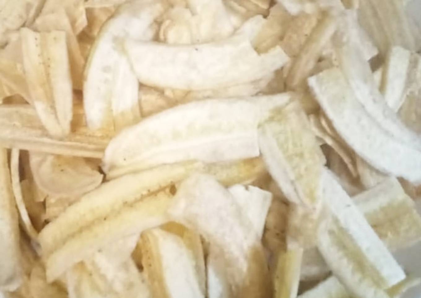 Banana fresh homemade chips