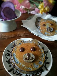 Foto resep Pancake Ubi Ungu