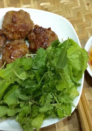 Hình của món Chả cốm.