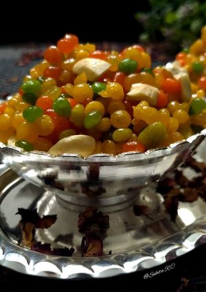 A picture of Sweet Boondi.
