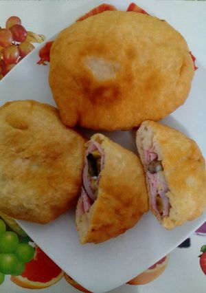 Kedvenc töltött lángos recept fotója