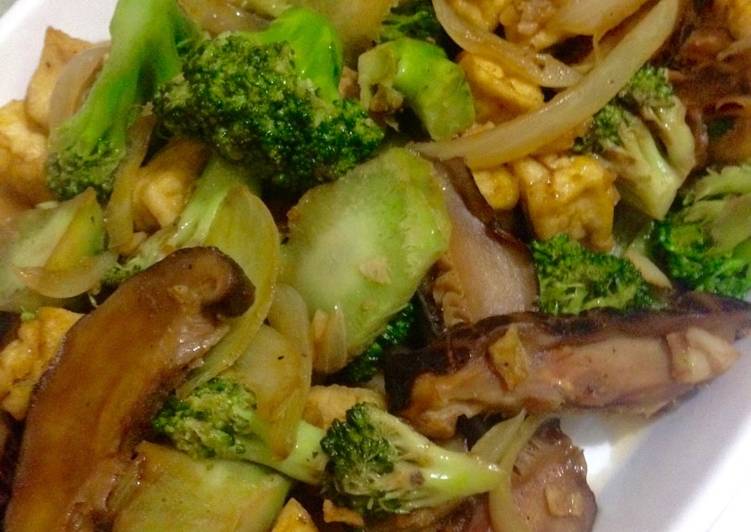 Resep Cah Jamur Brokoli Saus Tiram yang Lezat
