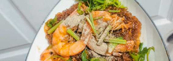 กุ้งอบวุ้นเส้น