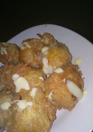 A picture of Yam balls.