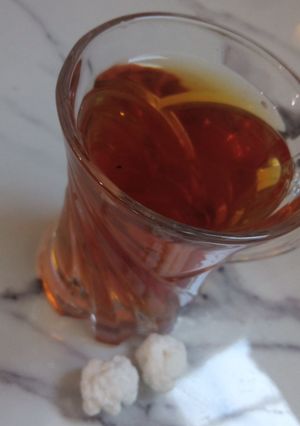 عکسی از دستور چای زنجبیلی