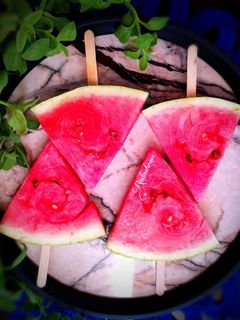 عکسی از دستور برش تزیینی هندوانه 🍉