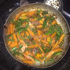 A picture of Vegetables soup.