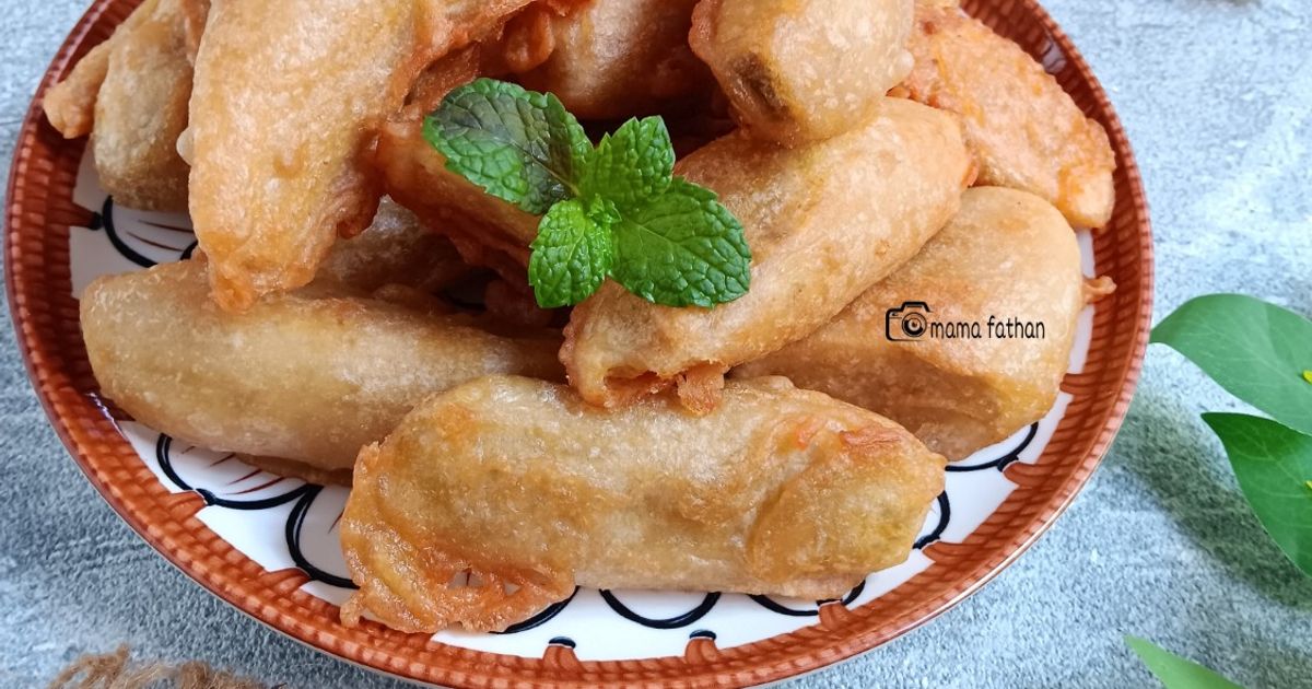 Pisang goreng vanila gluten free