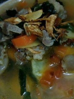 Foto resep Sop Daging Khas Dalam dengan Kentang Goreng