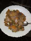Beef Stew with Arrow root