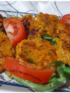 Una foto de Tortitas de harina de garbanzos