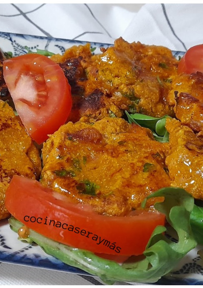 Una foto de Tortitas de harina de garbanzos