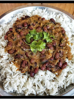 A picture of Rajma masala.