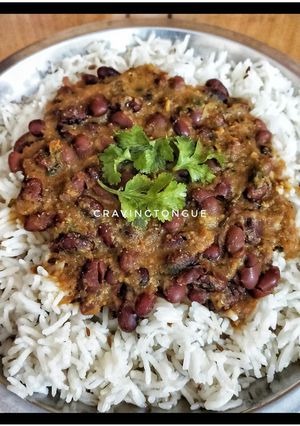 A picture of Rajma masala.