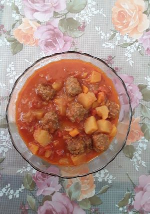 عکسی از دستور خوراک کوفته ریزه