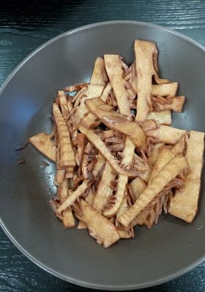 Foto resep Braised bamboo shoot/rebung