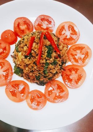 Hình của món Thịt bằm xào Thái Lan.