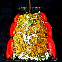 Green Baingan Bharta A picture of Green Baingan Bharta.