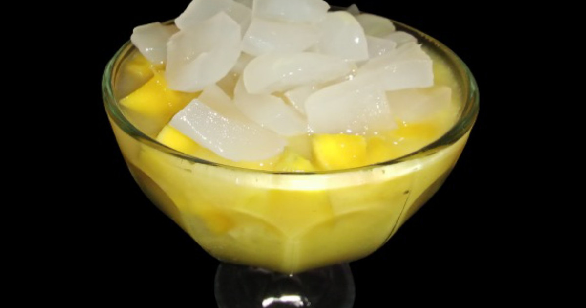 Resep Jus Mangga Topping Buah Lontar Paling Praktis dan Simple