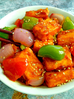 A picture of Chilli Garlic Tofu.