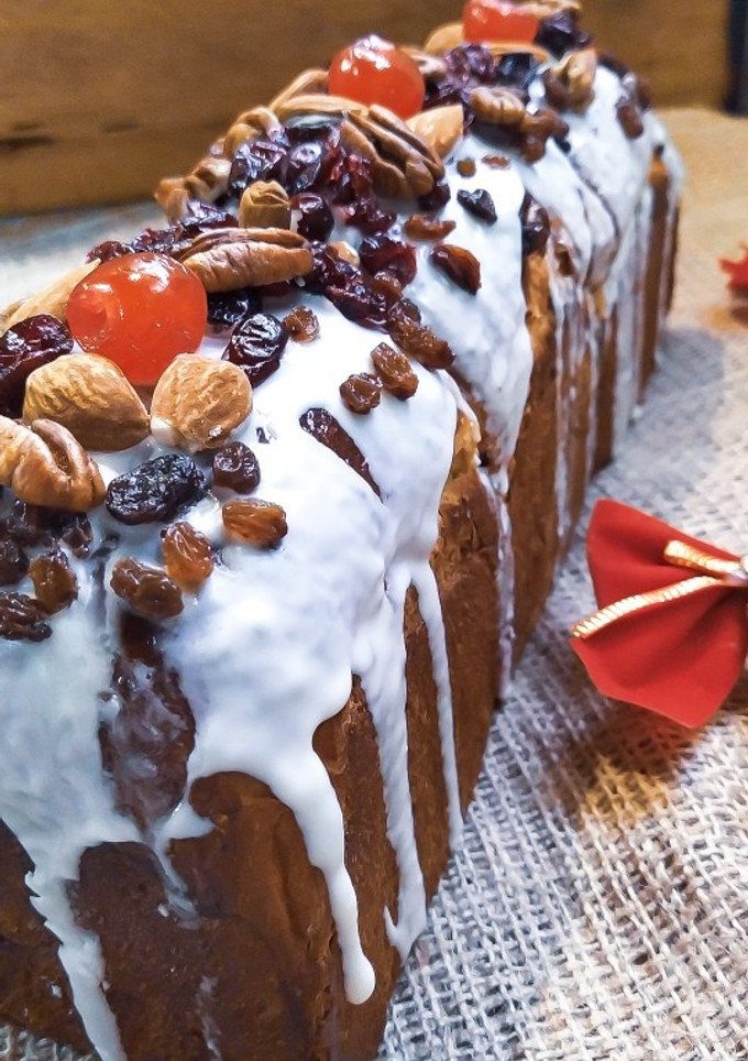 Una foto de Pan dulce navideño
