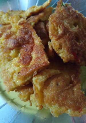 Foto resep Telur Dadar Tepung Roti