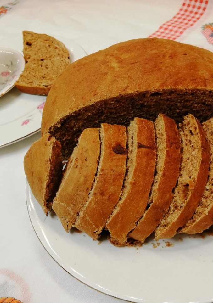 Una foto de Pan de leche con chocolate