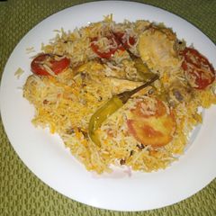 A picture of Mintango Chicken Biryani.