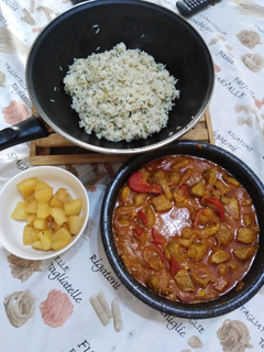 Una foto de Cerdo al curry