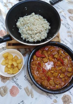 Una foto de Cerdo al curry