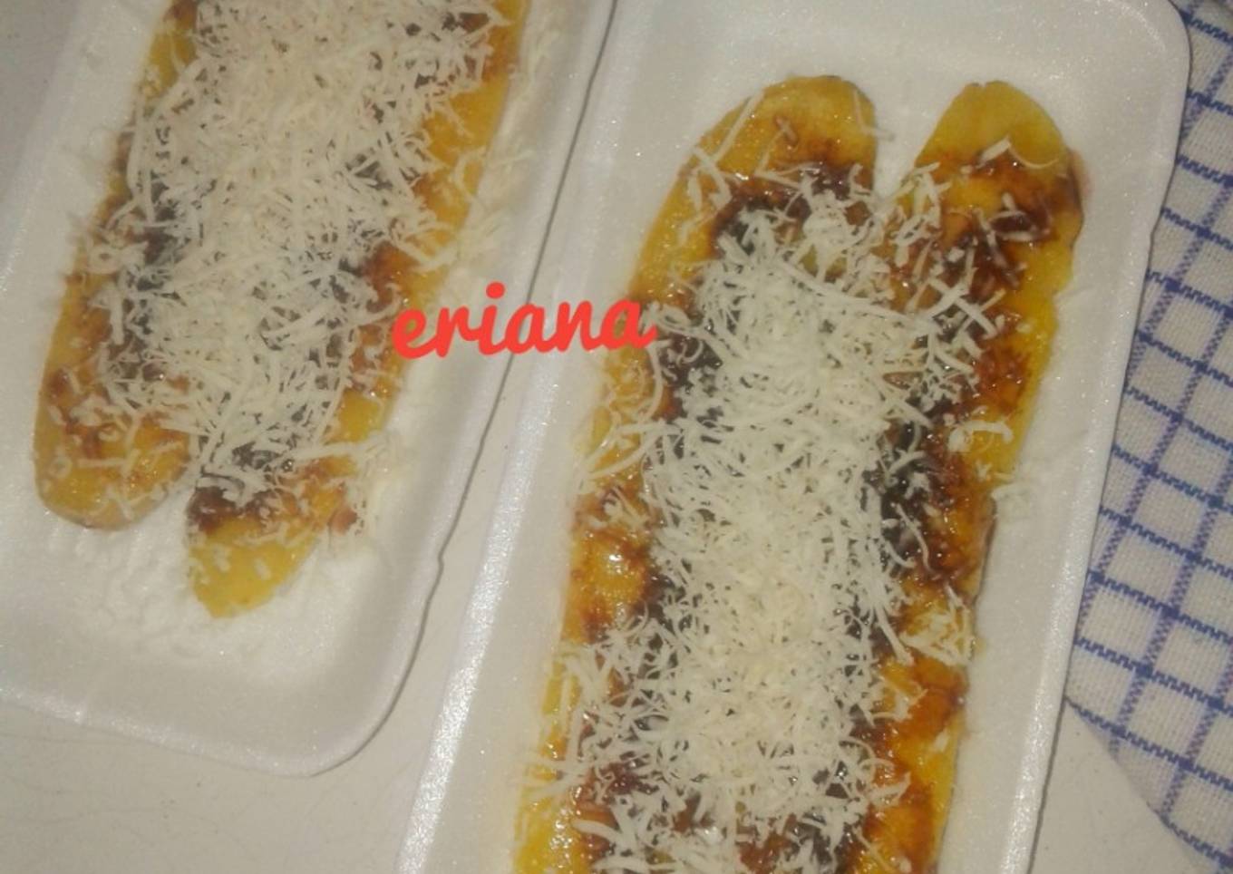 Pisang Panggang Cokelat Keju