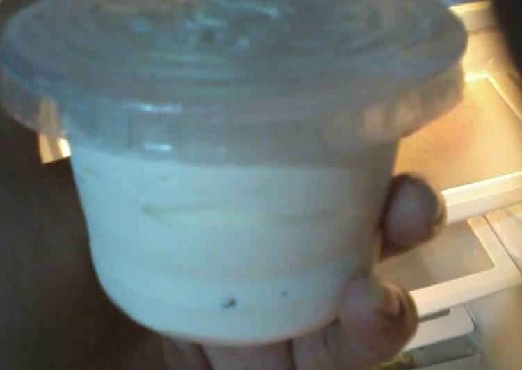 Cara Gampang Membuat Es krim buah naga, Enak