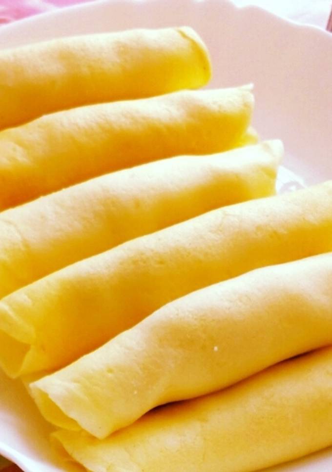 Млинці з кремом-пломбір