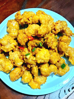 Foto resep Ayam Pok Pok Saus Telur Asin