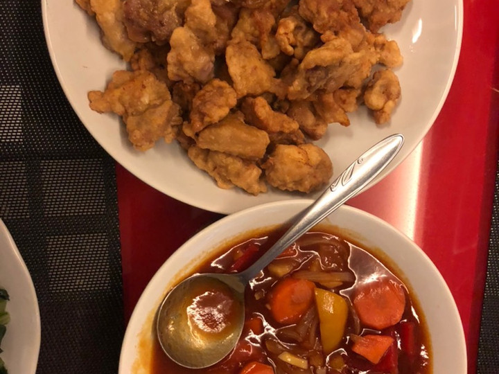 Anti Ribet, Bikin Ayam kluyuk Pedes atau sweet spicy dan sour chicken Ekonomis Untuk Jualan