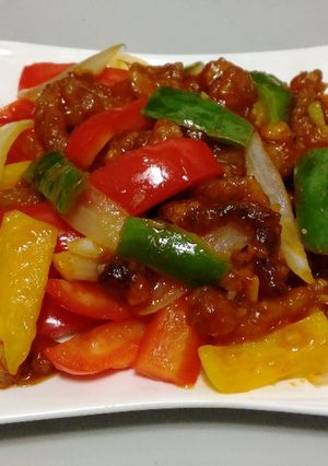 A picture of Sweet and Sour Pork.