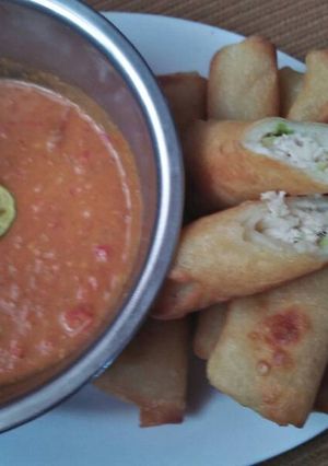 Foto resep Sosis Solo Saus Kacang