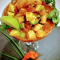 A picture of Quick Mexican Shrimp Cocktail.