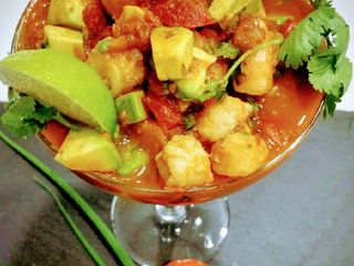 Quick Mexican Shrimp Cocktail