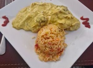 Una foto de Ají de Gallina