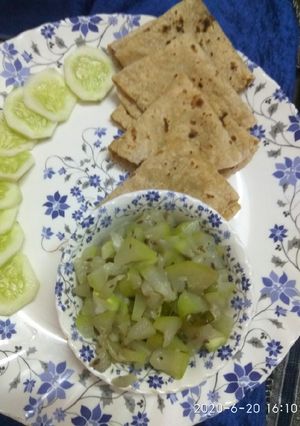 A picture of Lauki ki sabzi.