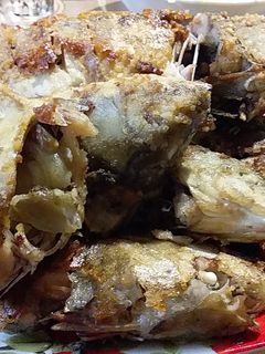 Фото Рыба жареная с луком.