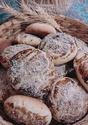عکسی از دستور کلوچه سیب ونارگیل