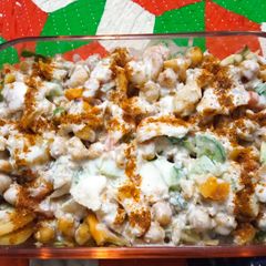 A picture of Dahi chaat.
