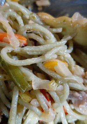 Una foto de Fideos salteados